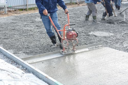 Concrete slab in Visalia, CA